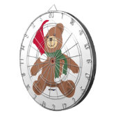Weihnachts-Teddybär Dartscheibe (Vorderseite rechts)