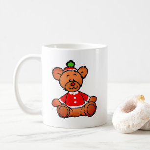 Weihnachts-Teddybär-Design Kaffeetasse