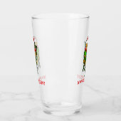 Weihnachts-Teddybär Glas (Links)