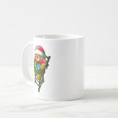 Weihnachts-Teddybär Kaffeetasse (Vorderseite Links)