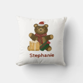 Weihnachts-Teddybär  Kissen