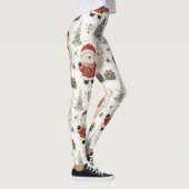 Weihnachts-Teddybär-Santa-Muster (1) Leggings (Rechts)