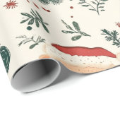 Weihnachts-Teddybär-Santa-Muster (2) Geschenkpapier (Rolleneckpunkt)