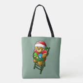 Weihnachts-Teddybär Tasche (Rückseite)