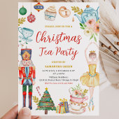 Weihnachts-Teeparty Einladung