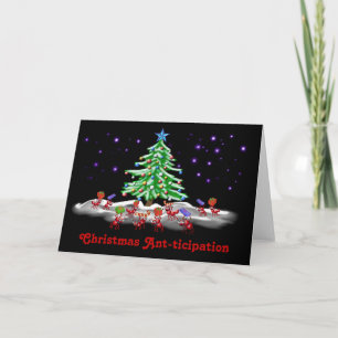 Weihnachts-Teilnahme Feiertagskarte