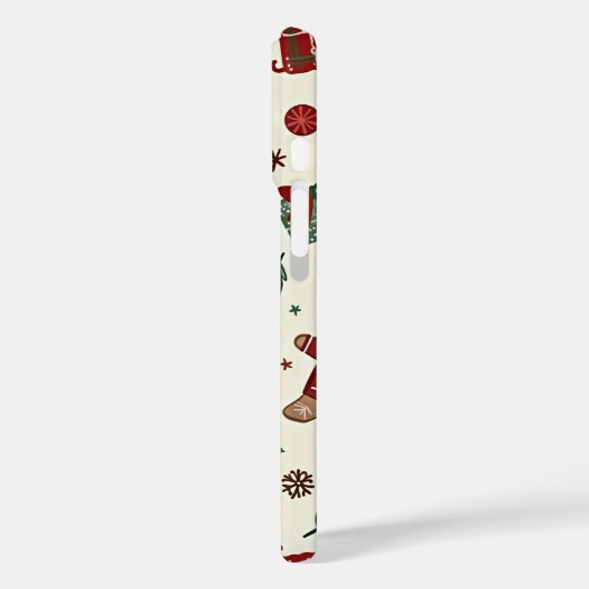 Weihnachts-Telefonzellen Case-Mate iPhone Hülle (Rückseite / Links)