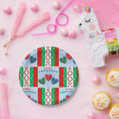 Weihnachts-Teller, frohe Weihnachten Pappteller (Party)