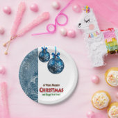 Weihnachts-Teller, frohe Weihnachten Pappteller (Party)