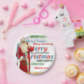 Weihnachts-Teller, frohe Weihnachten Weihnachten Pappteller (Party)