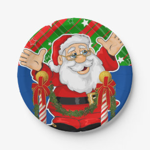 Weihnachts-Teller, frohe Weihnachten Weihnachten Pappteller