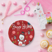 Weihnachts-Teller, glückliche Ferien Pappteller (Party)