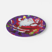 Weihnachts-Teller Pappteller (Schrägansicht)