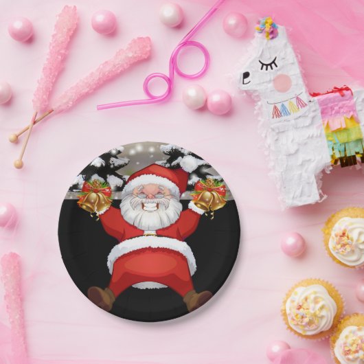 Weihnachts-Teller Pappteller (Party)