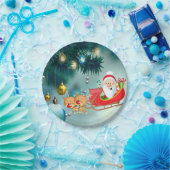 Weihnachts-Teller Pappteller (Party)