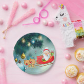 Weihnachts-Teller Pappteller (Party)