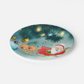 Weihnachts-Teller Pappteller (Schrägansicht)