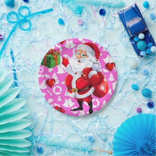 Weihnachts-Teller Pappteller (Party)