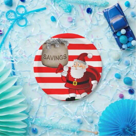 Weihnachts-Teller Pappteller (Party)