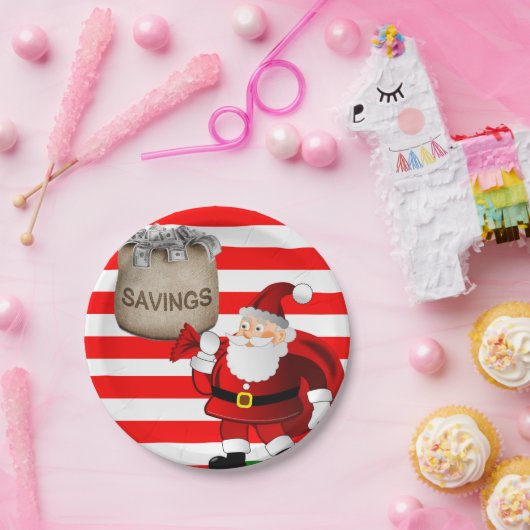 Weihnachts-Teller Pappteller (Party)