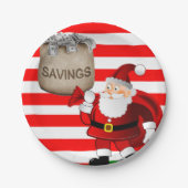 Weihnachts-Teller Pappteller (Vorderseite)