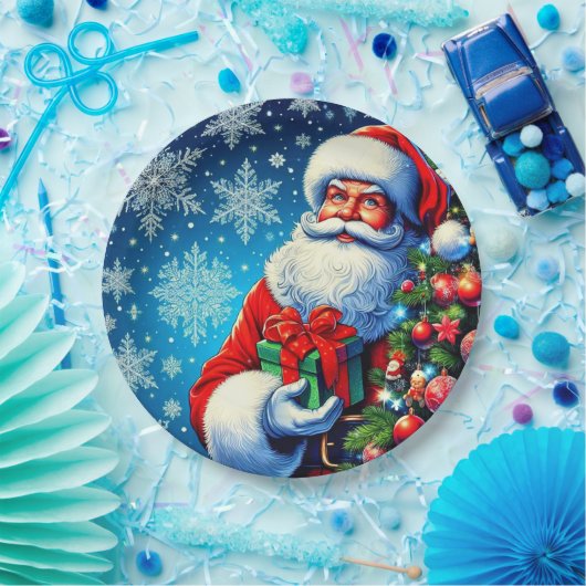 Weihnachts-Teller! Pappteller (Party)