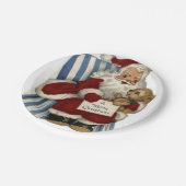 Weihnachts-Teller Pappteller (Schrägansicht)