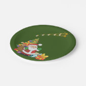 Weihnachts-Teller Pappteller (Schrägansicht)