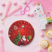Weihnachts-Teller Pappteller (Party)