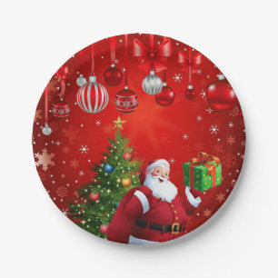 Weihnachts-Teller Pappteller