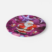 Weihnachts-Teller Pappteller (Schrägansicht)