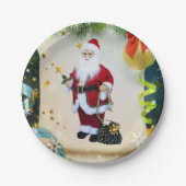 Weihnachts-Teller Pappteller (Vorderseite)