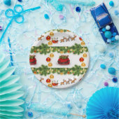 Weihnachts-Teller Pappteller (Party)