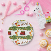 Weihnachts-Teller Pappteller (Party)