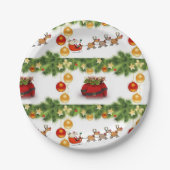 Weihnachts-Teller Pappteller (Vorderseite)