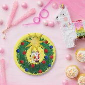 Weihnachts-Teller Pappteller (Party)