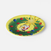 Weihnachts-Teller Pappteller (Schrägansicht)