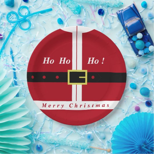 Weihnachts-Teller Pappteller (Party)