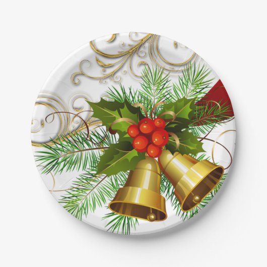 Weihnachts-Teller Pappteller (Vorderseite)