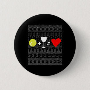 Weihnachts-Tennis 16 Button