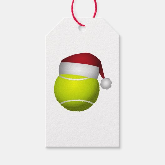 Weihnachts-Tennis-Ball Geschenkanhänger (Vorderseite)
