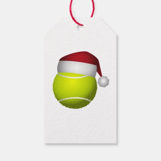 Weihnachts-Tennis-Ball Geschenkanhänger (Rückseite)