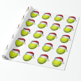Weihnachts-Tennis-Ball Geschenkpapier