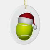 Weihnachts-Tennis-Ball Keramikornament (Rechts)