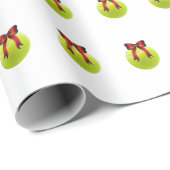 Weihnachts-Tennis-Ball-Umschlagpapier Geschenkpapier (Rolleneckpunkt)