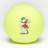 Weihnachts-Tennis-Balls - Geschenk Snowman und Gir Tennisbälle (Vorderseite)