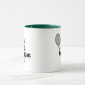 Weihnachts-Tennis-Quokka-Tasse Tasse (Zentrum)