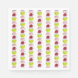 Weihnachts-Tennis-Sportsaal Serviette