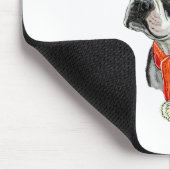 Weihnachts-Terrier-Hund Mousepad (Ecke)