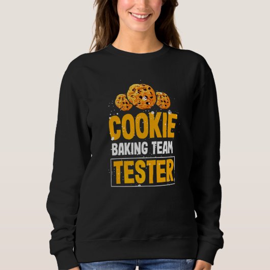Weihnachts-Testperson des Cookie-Backteams Sweatshirt (Vorderseite)